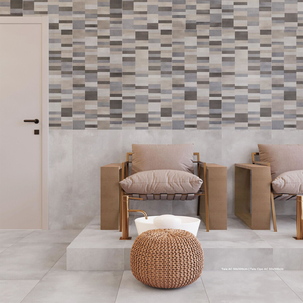 PORCELANATO TALA ESMALTADO ACETINADO "C" 50X100 CM Porcelanato Tala Esmaltado Acetinado "c" 50x100 Cm