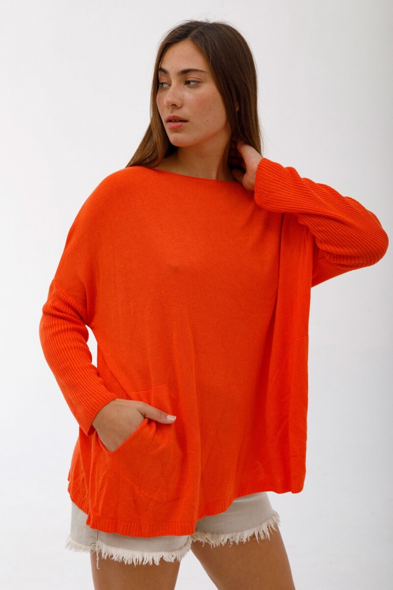 Sweater Datil Naranja