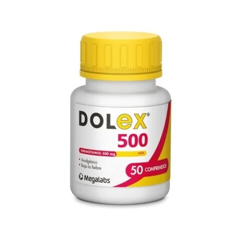 Dolex 500 Mg 50 Comprimidos Dolex 500 Mg 50 Comprimidos