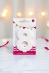 Vela grande glitter n # 8 blanco Vela grande glitter n # 8 blanco