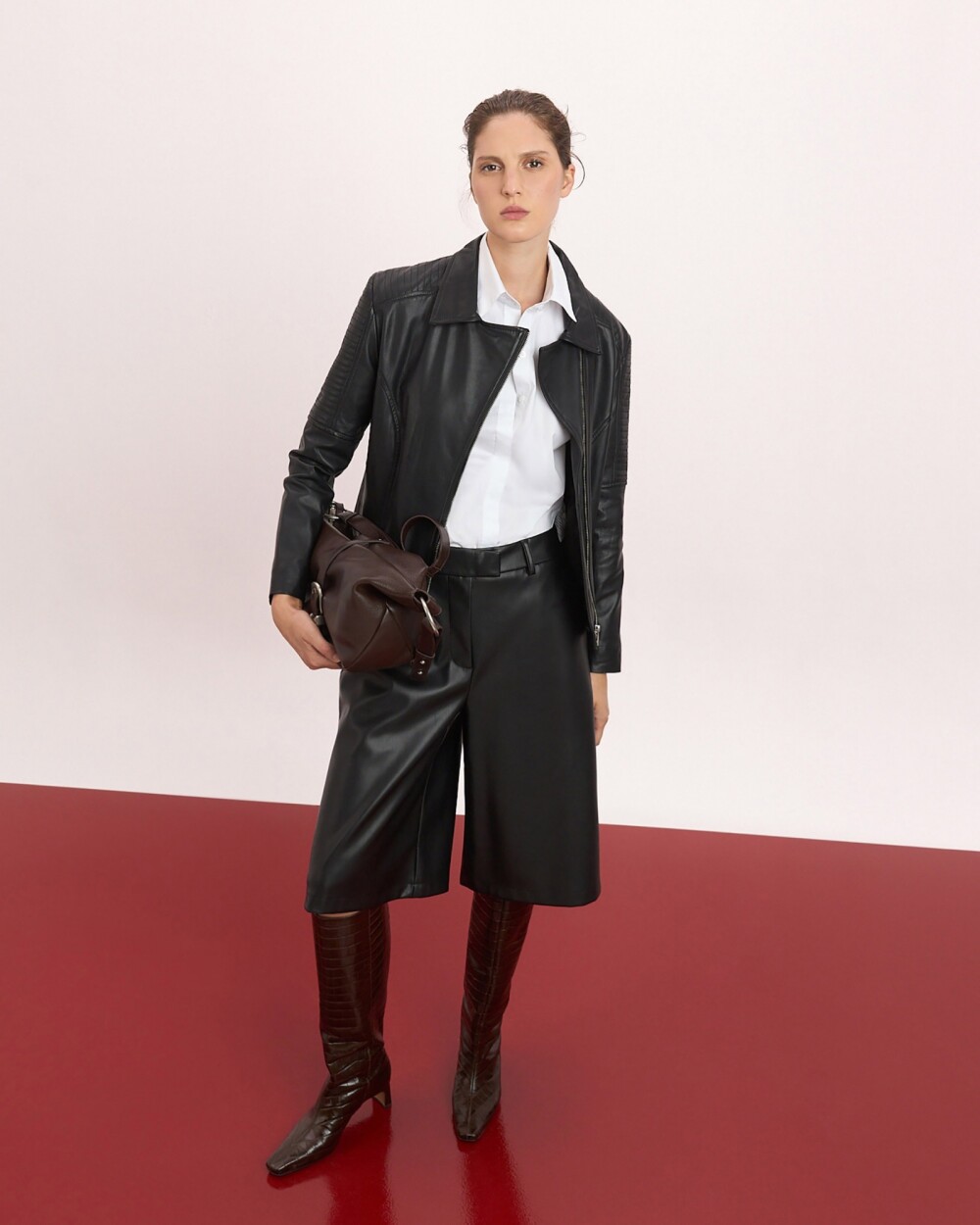 Campera Lavanda Negro