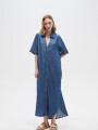 Vestido Danao Azul Medio
