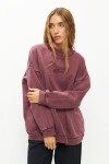 Buzo bordado unsigned bordo