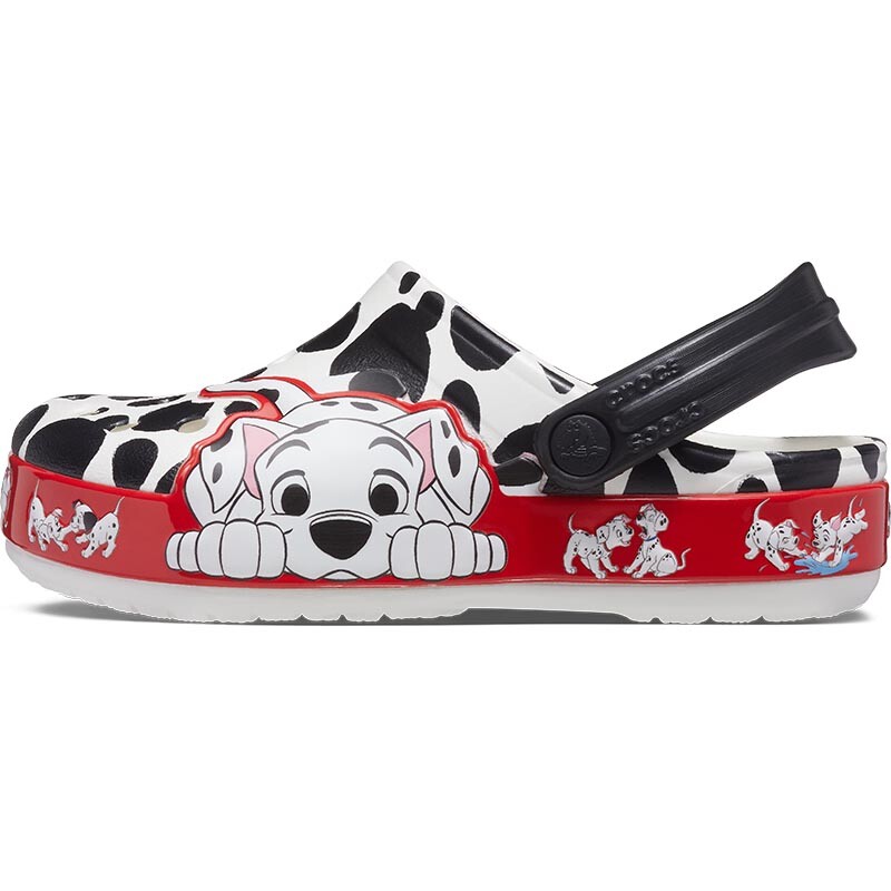 Crocs 101 Dalmatas Blanco