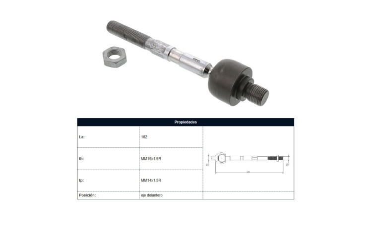 Mate Kia Cerato 06-25 Der/Izq Mate Kia Cerato 06-25 Der/Izq
