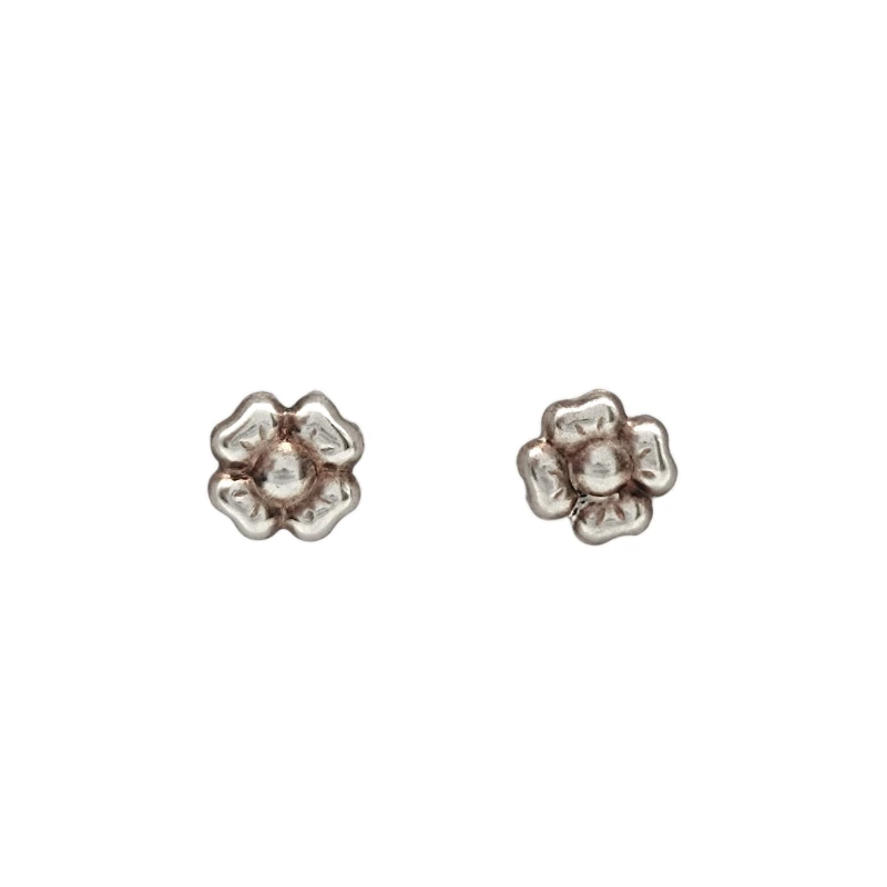 Abridores bebe Flor - Plata 925 - Sin Piedra - AB3007 sinpiedra
