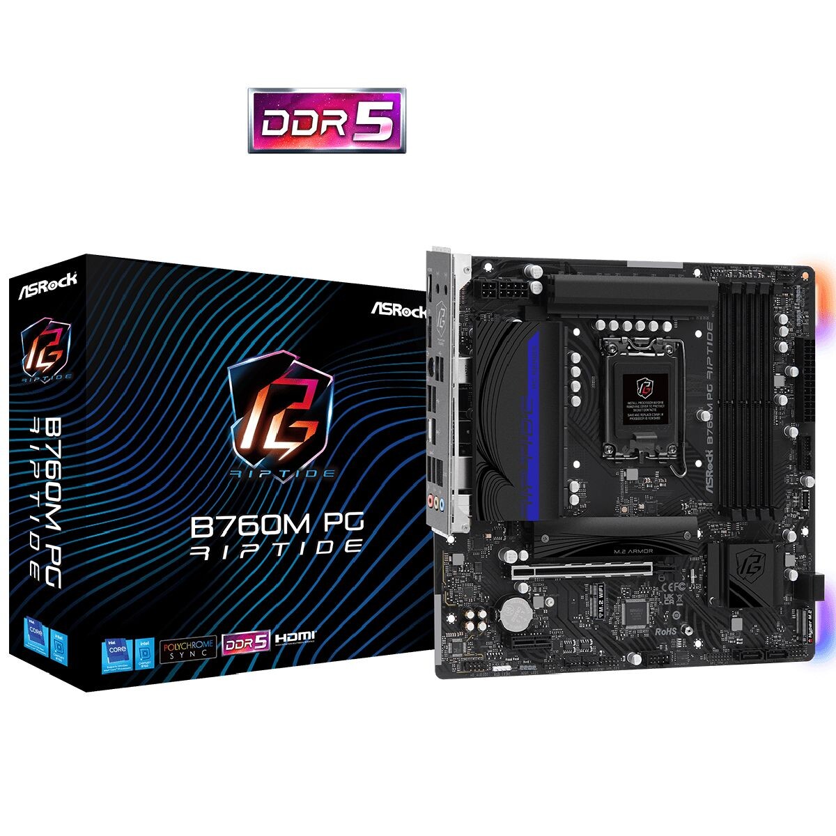 Motherboard Asrock B760M Pg Riptide D5 S1700 