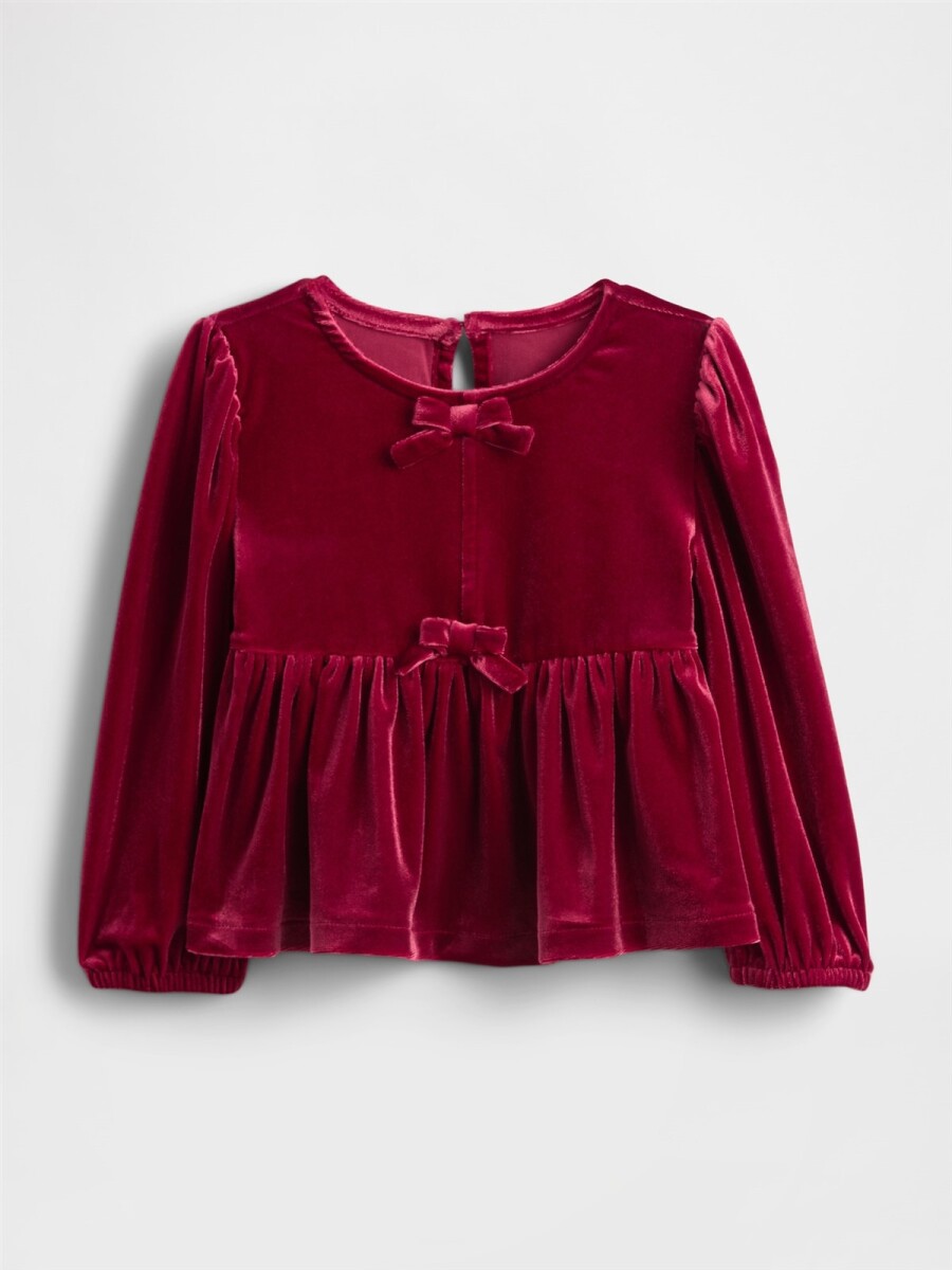 Remera Terciopelo Toddler Niña - Sled 