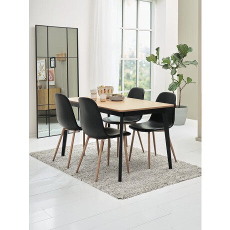 Silla De Comedor Jonstrup Polipiel Negro