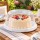 Cubre Torta con Tapa Transparente y Bandeja Plástica 30 cm Blanco