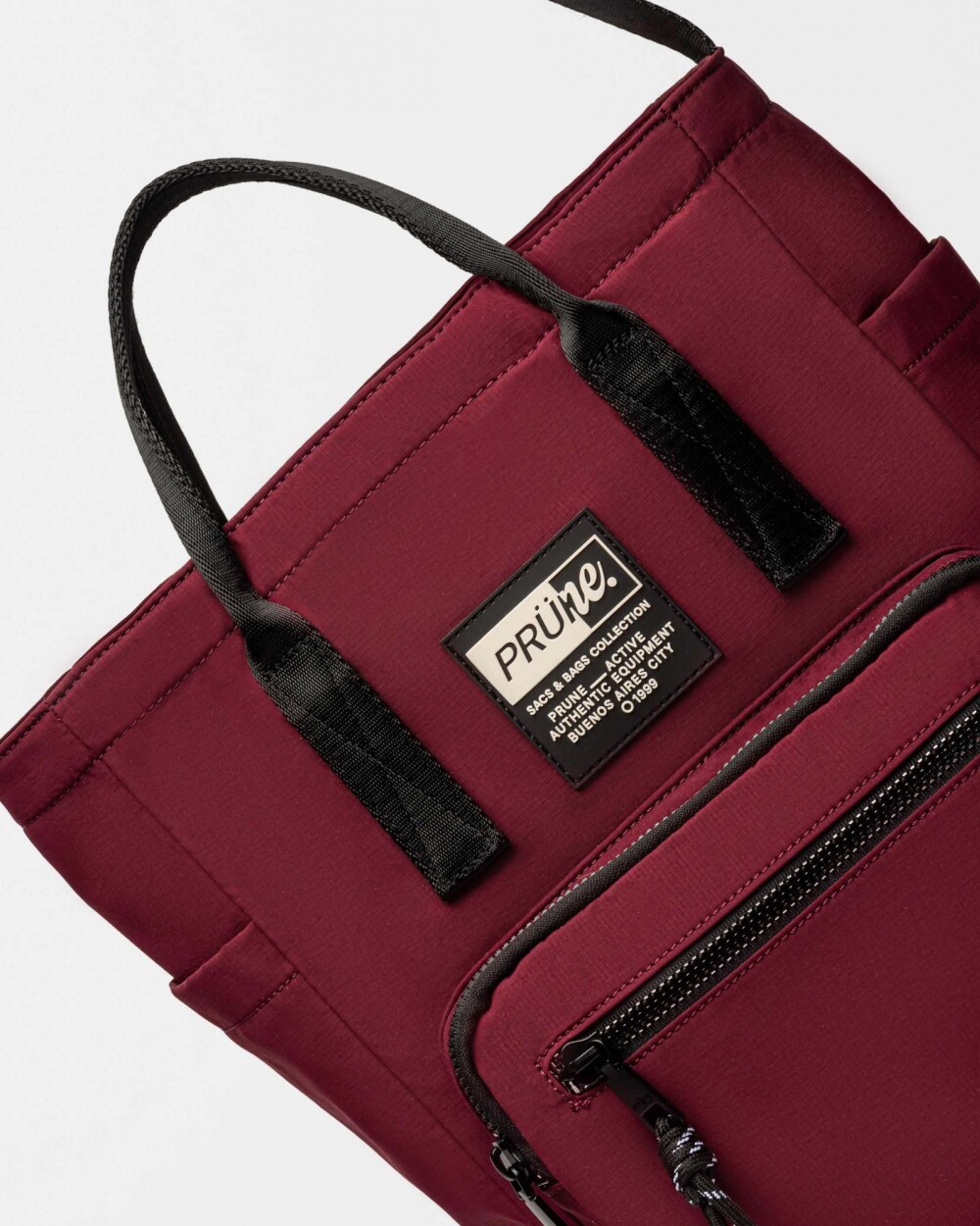 Bolso Al Hombro Forest en Nylon Bordeaux
