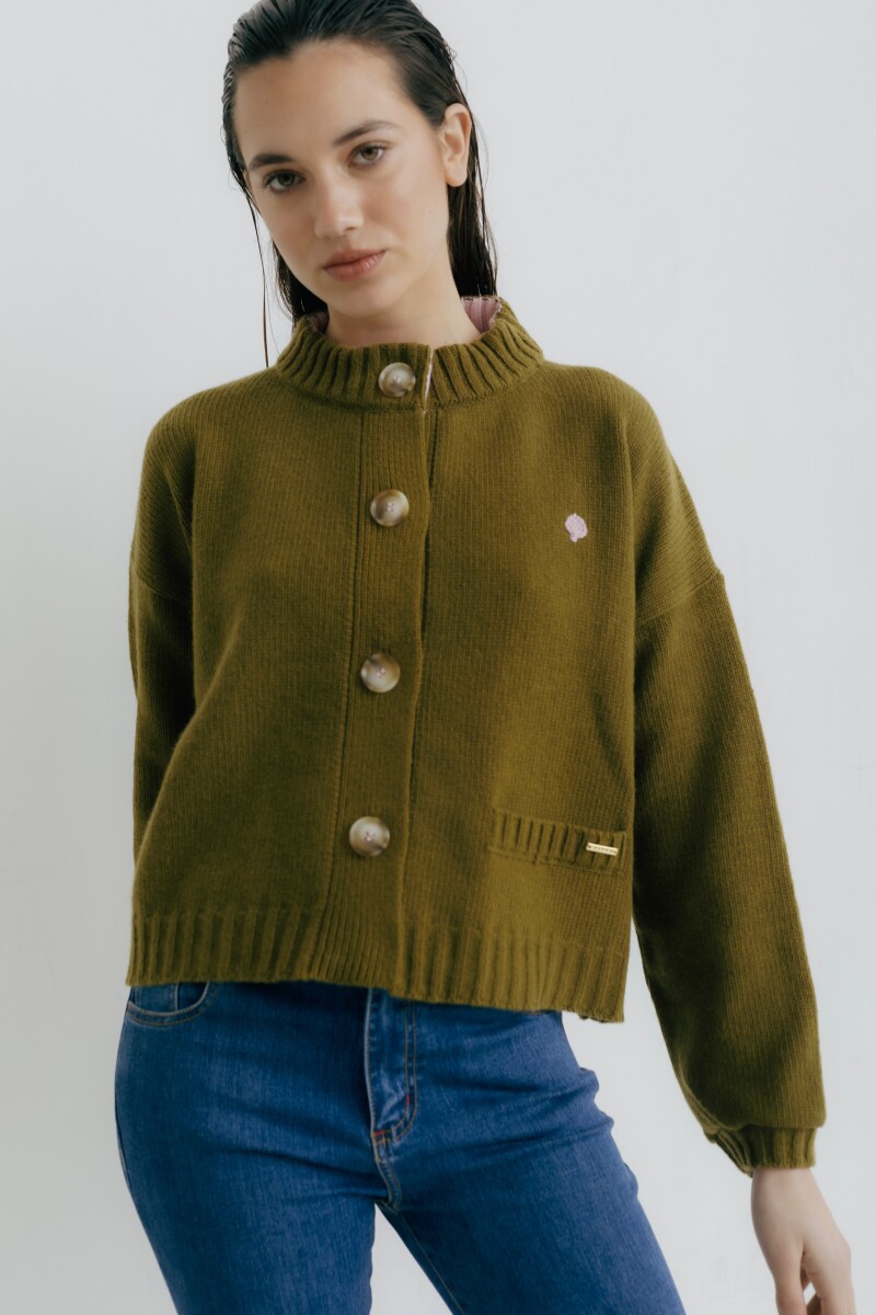 CARDIGAN TERRO PICK Verde