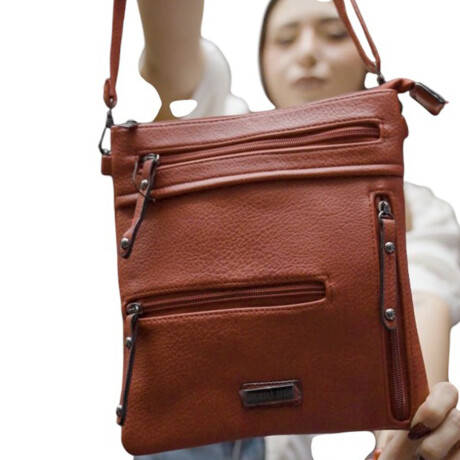 Bandolera cierre vertical Lisandra Whisky