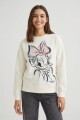 Buzo frisa m/l mujer DAISY BLANCO