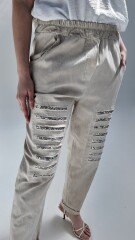 Pantalón Baggy Amelia Beige