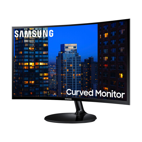 Monitor Gamer Curvo Samsung Led C24F390 24" Black