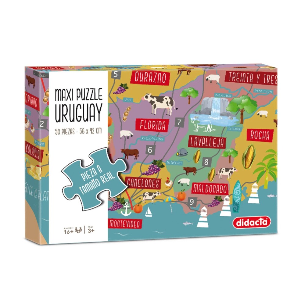 Maxi Puzzle Uruguay (Nuevo Formato) MAXI PUZZLE URUGUAY (NUEVO FORMATO)