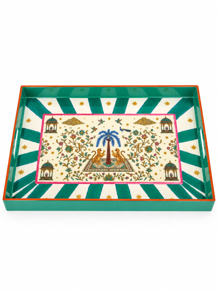 BANDEJA RECTANGULAR MULTICOLOR