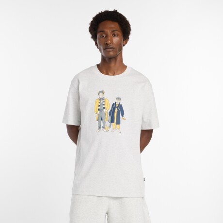 Remera New Balance de hombre - MT53969AHH GREY