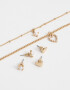 Bijouterie Set Premium Gold Bijouterie Set Bañada En Oro - Dorado