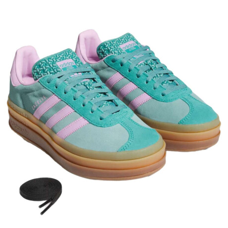 Championes Adidas Gazelle Bold W Celeste