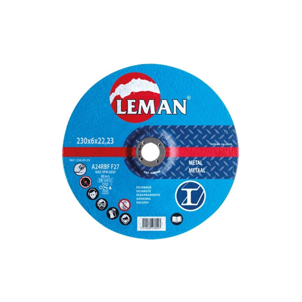 Disco desbaste 230x6.0x22.23mm - REF079 