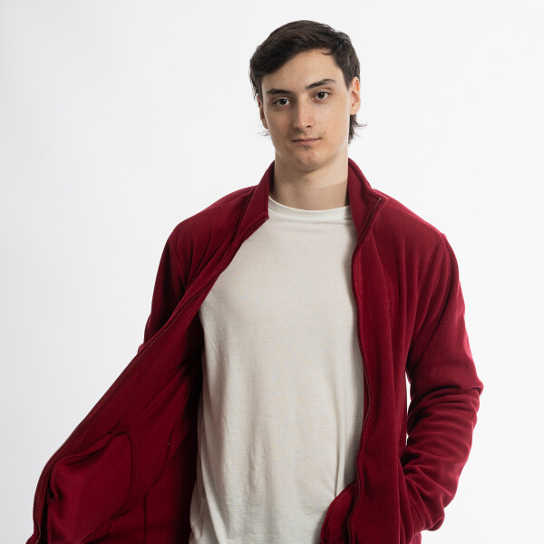 Campera Micropolar Lt Wine