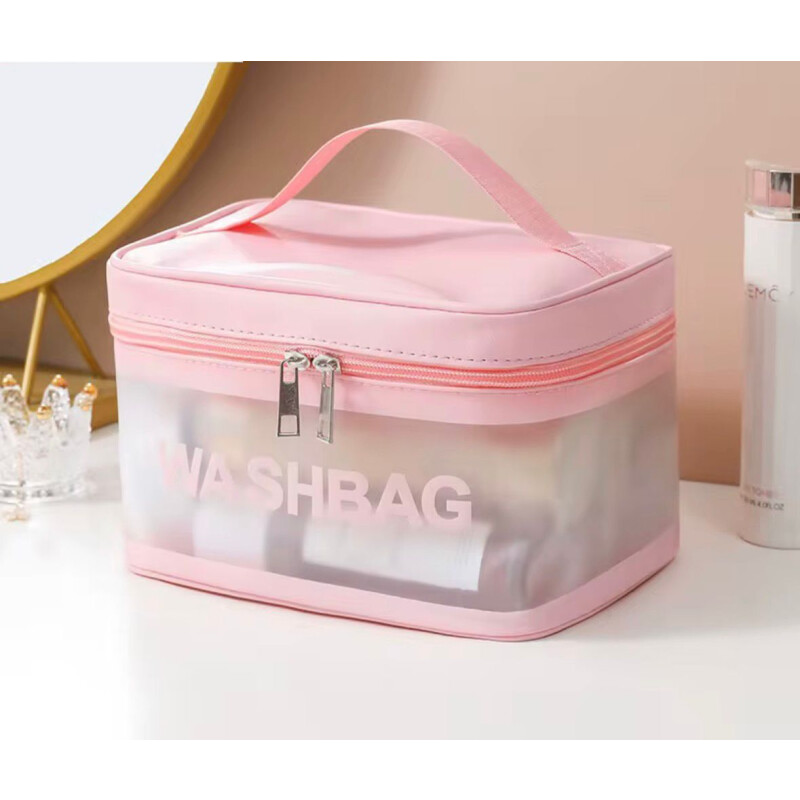 Necessaire Impermeable Ideal Maquillaje Rosado