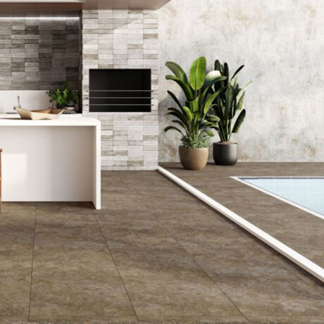 PORCELANATO 61X61 RECTIFICADO ANTIDESLIZANTE GAMAS DE MARRON