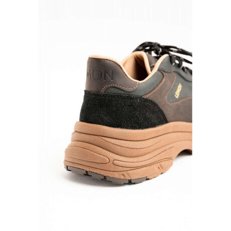 Zapato Urbano Con Plataforma Negro