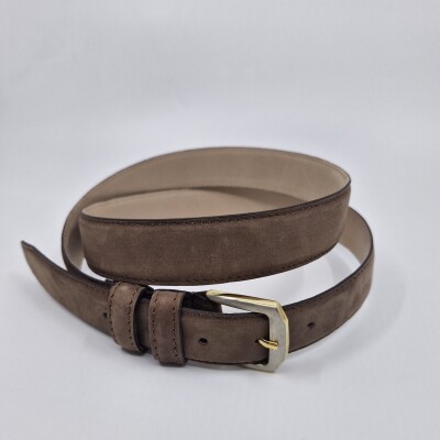 Cinturon Cuero Beige