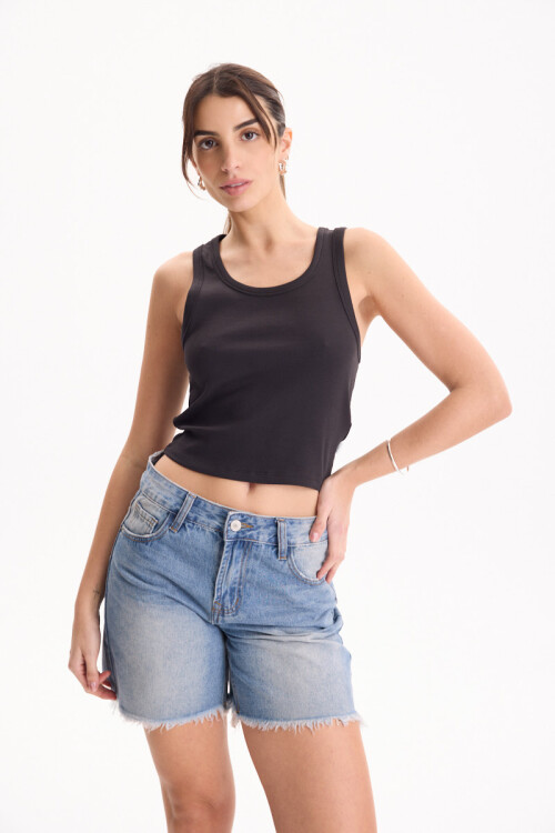 Tanktop San Francisco Negro