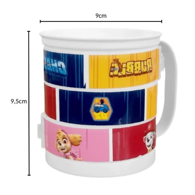 Taza Plástico 360 Ml Puzzle Paw Patrol BAZAR PLASTICO TAZA 360 ML PUZZLE PAW PATROL15126