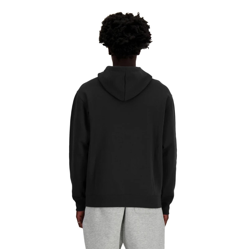 Campera New Balance Stacked Logo Negro