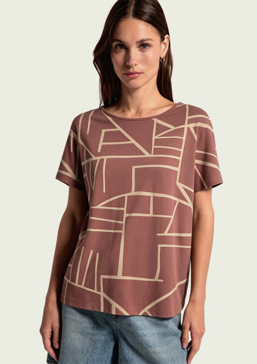 BLUSA ESTAMPADA - BLUSA MM FEM 