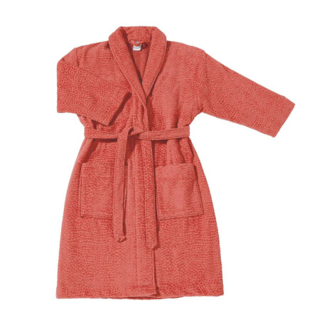 Bata Baño Velour Perola Dohler Algodón Talle M - G Terracota