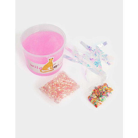 Slime Con Accesorios Para Customizar Rosa Claro