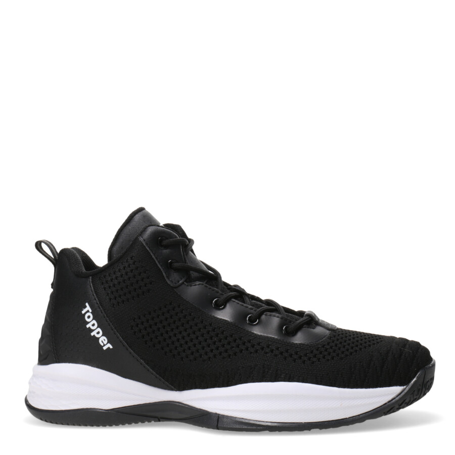 Championes de Hombre Topper Candun Basket Negro - Blanco