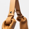 Cartera al hombro The Shopping en cuero graneado Cuoio