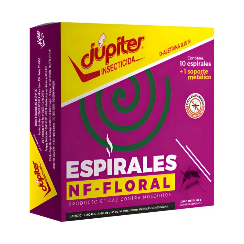 JUPITER ESPIRAL FLORAL X10 Jupiter Espiral Floral X10