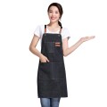 Delantal Unisex y Ajustable Para Chef Estudio Cocina Mesero Negro