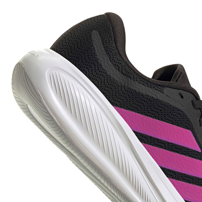 Championes de Mujer Adidas Response Runner 2 Negro - Fucsia