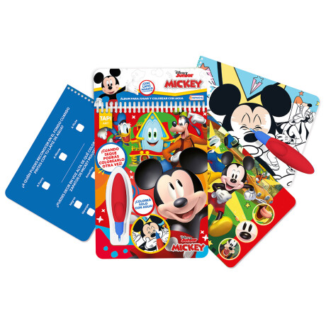 Libro para Colorear Solo con Agua Wow Mickey Disney 001