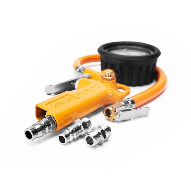 DINGQI PISTOLA INFLADORA MANOMETRO DIAL 0-12 BAR 0-170 PSI Dingqi Pistola Infladora Manometro Dial 0-12 Bar 0-170 Psi