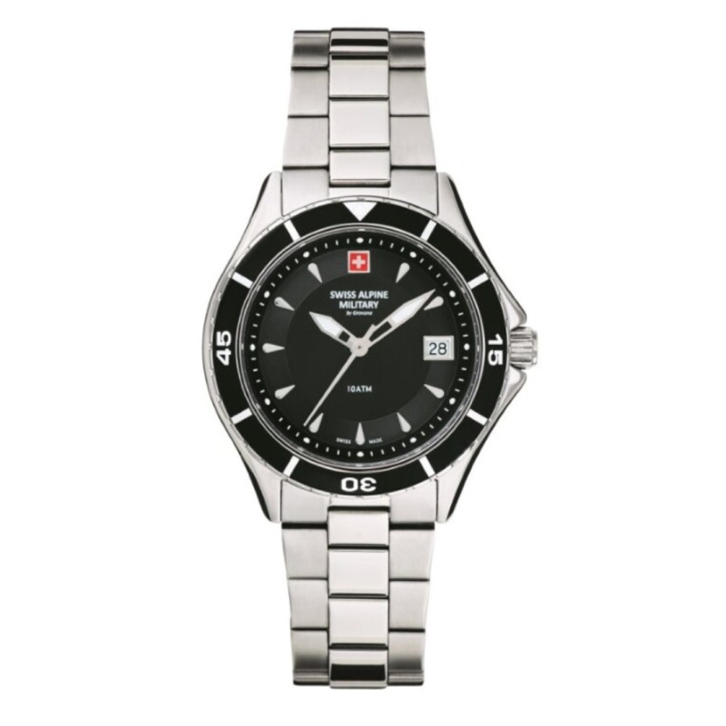 Reloj Swiss Alpine Military Aquatech 7740.1137 para mujer con correa de acero Reloj Swiss Alpine Military Aquatech 7740.1137 Para Mujer Con Correa De Acero