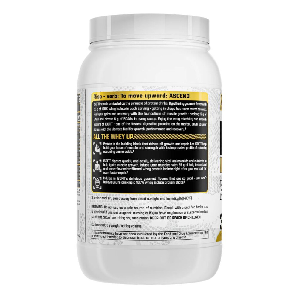 IsoFit Banana Froster | Proteína Aislada de Suero | 2 lb - Nutrex IsoFit Banana Froster | Proteína Aislada de Suero | 2 lb - Nutrex