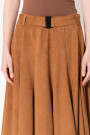POLLERA SUEDE Caramelo