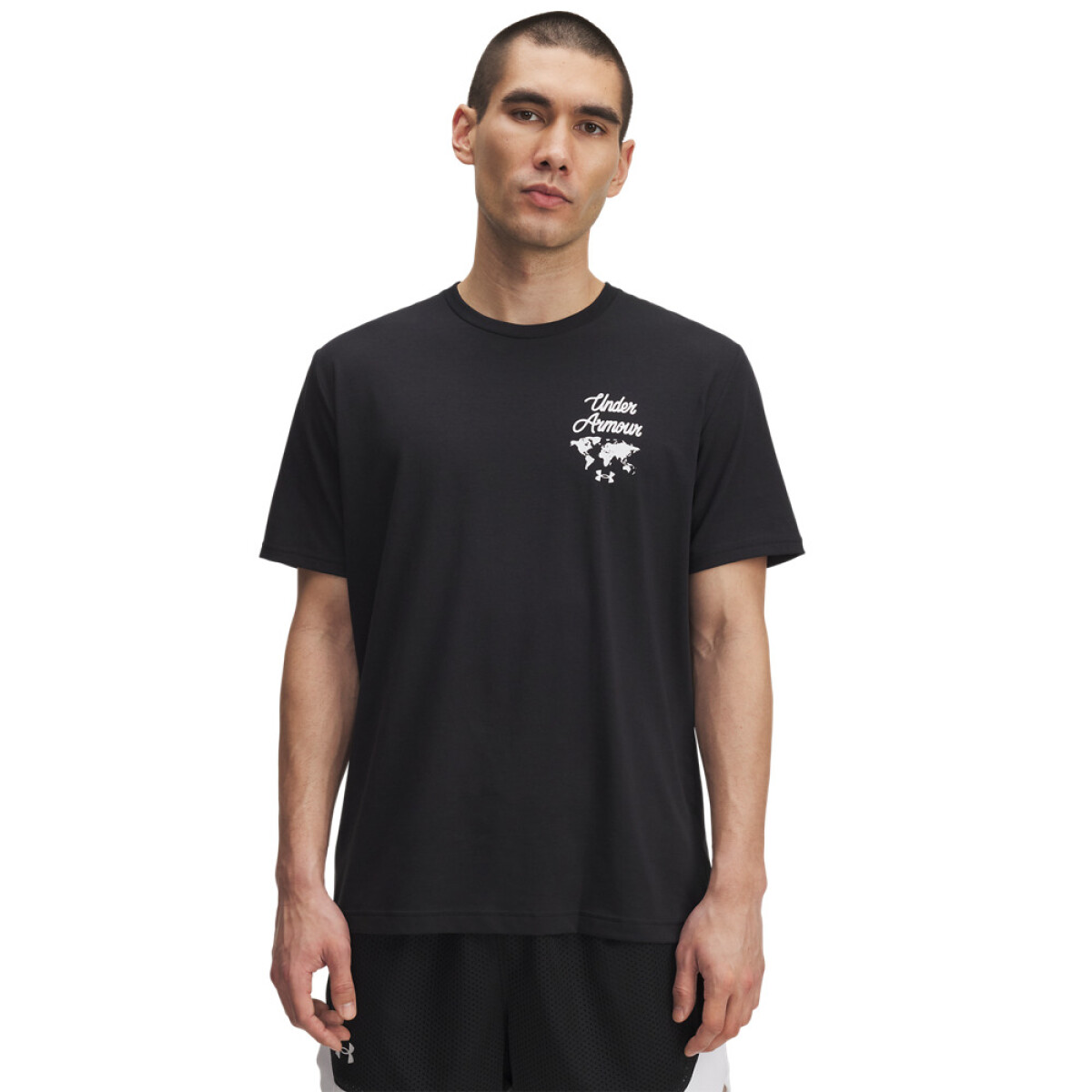 UA 60/40S SPORTS WM SS-GRY - BLK-001 