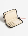 Billetera Zip Round Amarillo Claro
