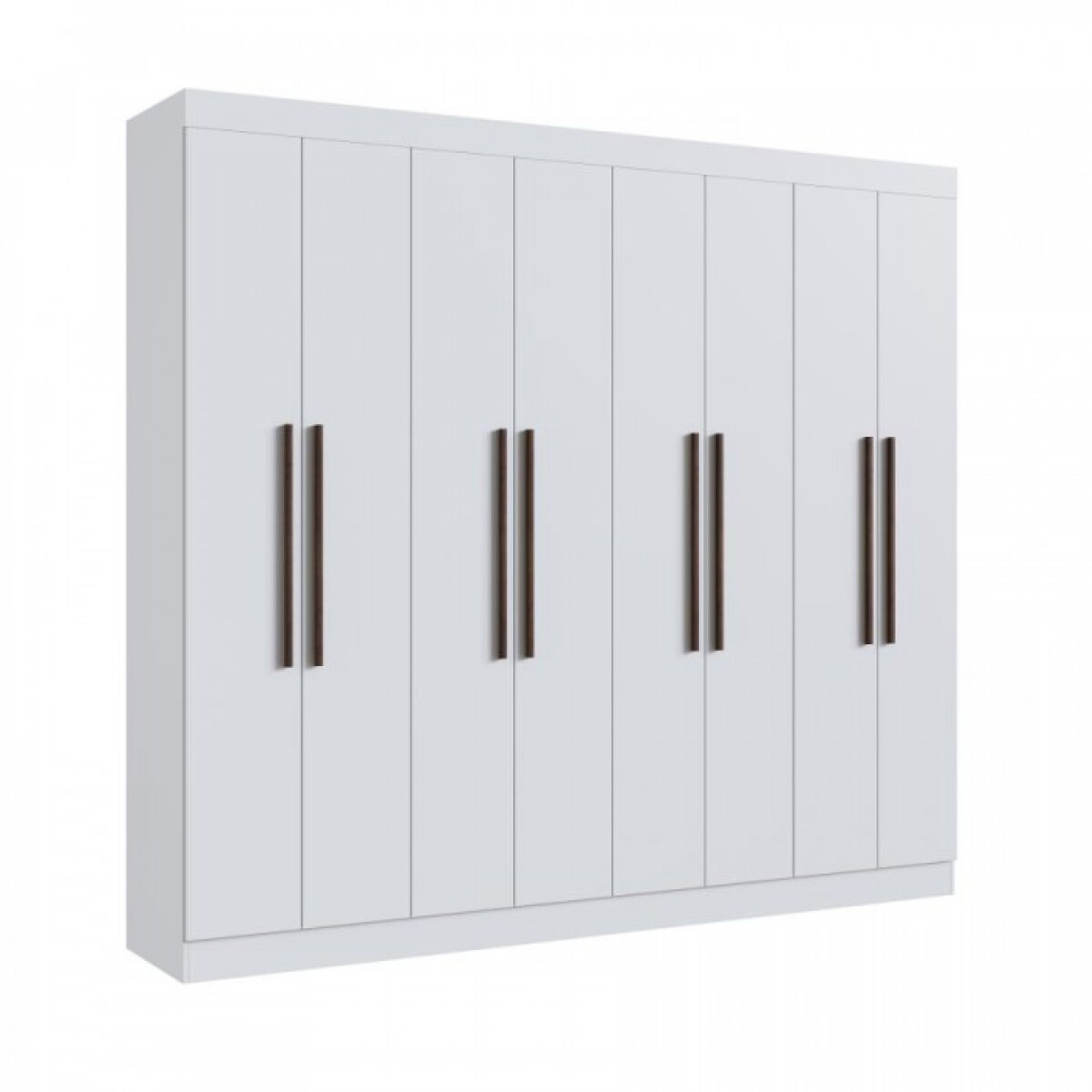 Ropero Placard 8 Puertas 4 cajones Dormitorio - Blanco 